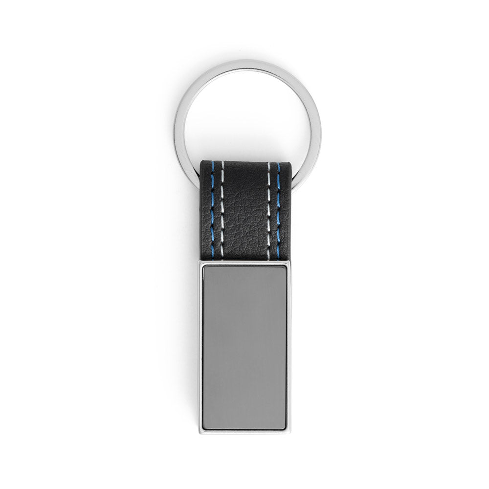 Bale. Metal And Pu Keyring