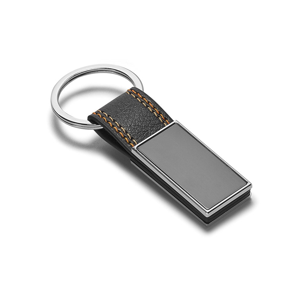 Bale. Metal And Pu Keyring