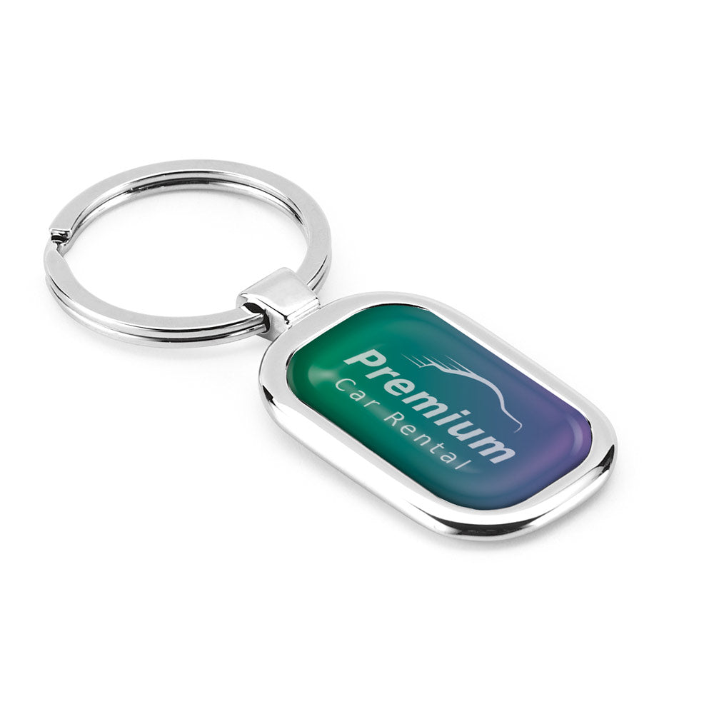 Zabel. Metal Keyring Designed For Customisation By Doming