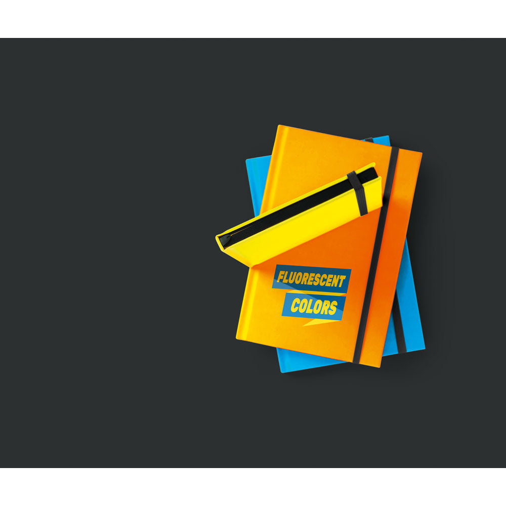 Watters. A5 Notebook In Fluorescent Pu With Lined Pages