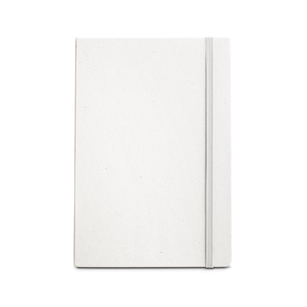 Milky. A5 Notebook With Rigid Cover In 100% Recycled Paper