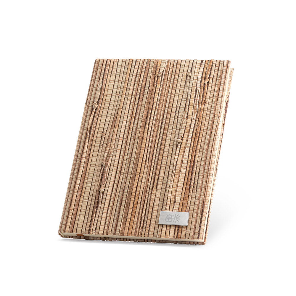 Neruda. A5 Notepad With Hardcover Made From Natural Straw Fibres