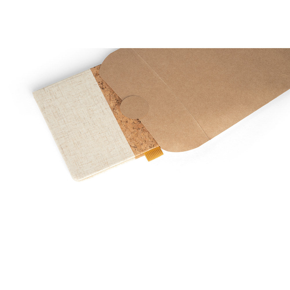 Klee. A5 Notebook In Cork And Linen With Lined Sheets