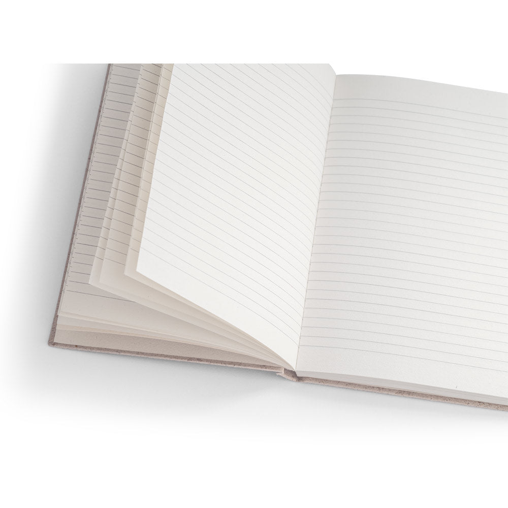 Organic Rigid. A5 Notepad With Hard Cover Made From Organic Elephant Matter (80%)