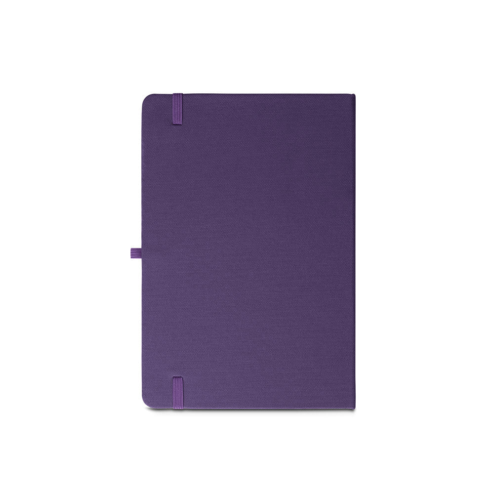 Anne. A5 Notebook In Recycled Polyester (100% Rpet) With Lined Pages