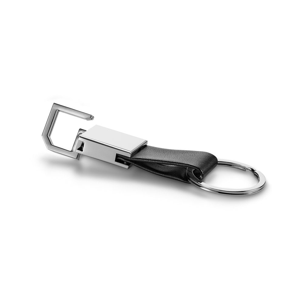 Bourchier. Metal And Pu Keyring With Hook