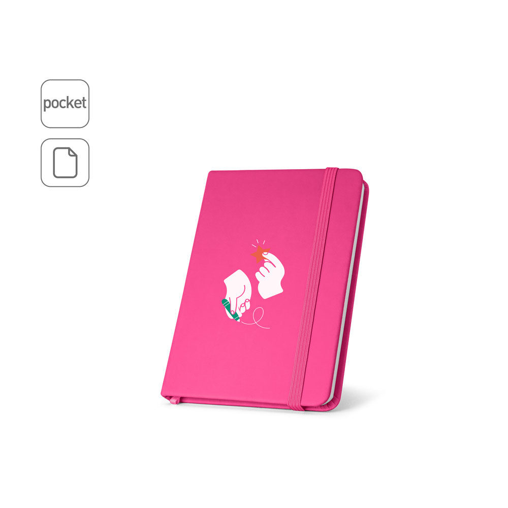 Meyer. Pocket Notebook In Pu With Plain Sheets