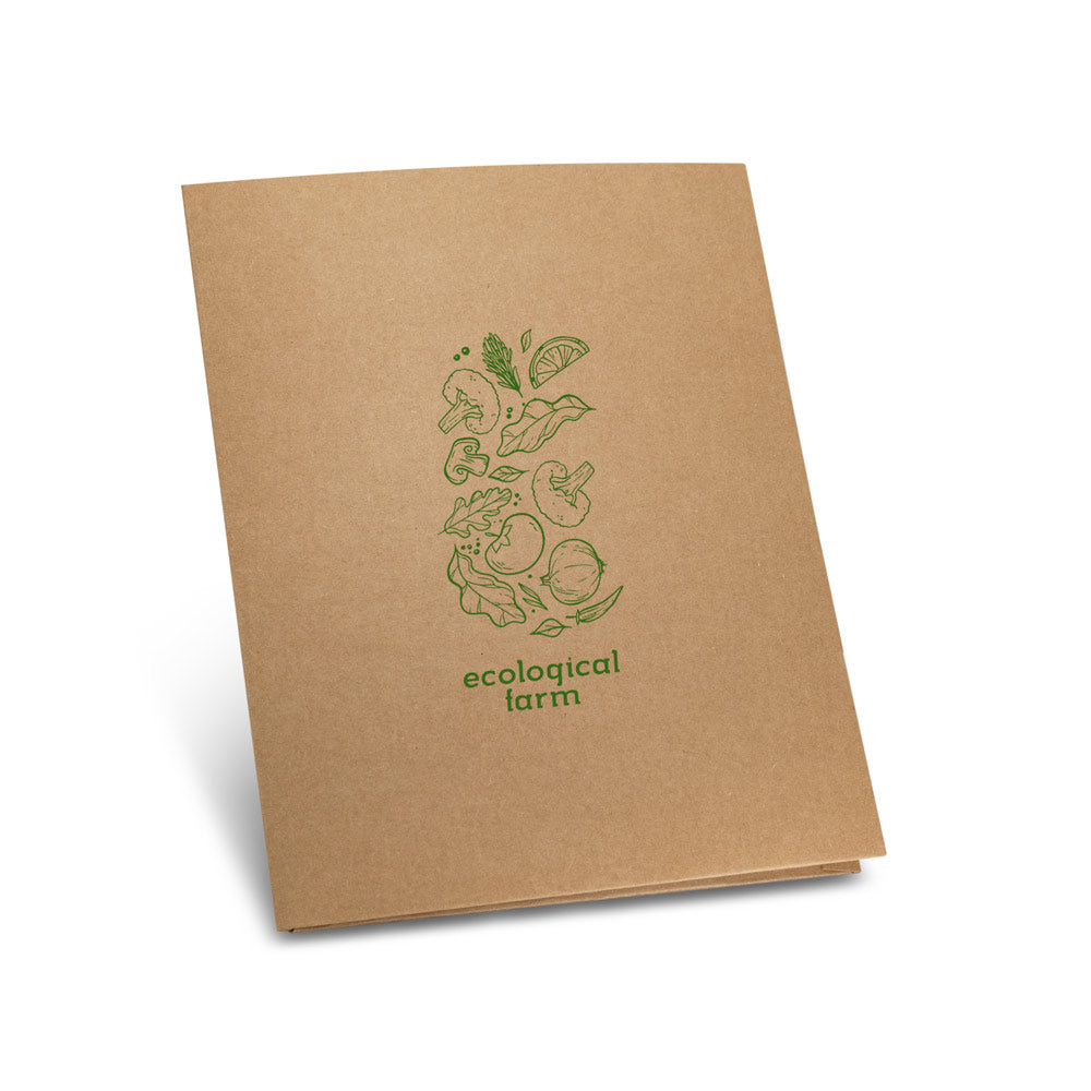 Puzo. A4 100% Recicled Paper Document Folder (400 G/M²)