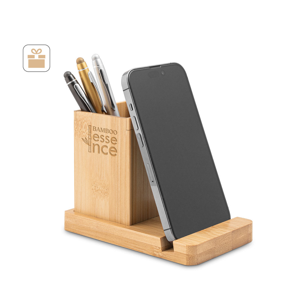 Erwin. Desk Set With Mobile Phone Holder And Cup