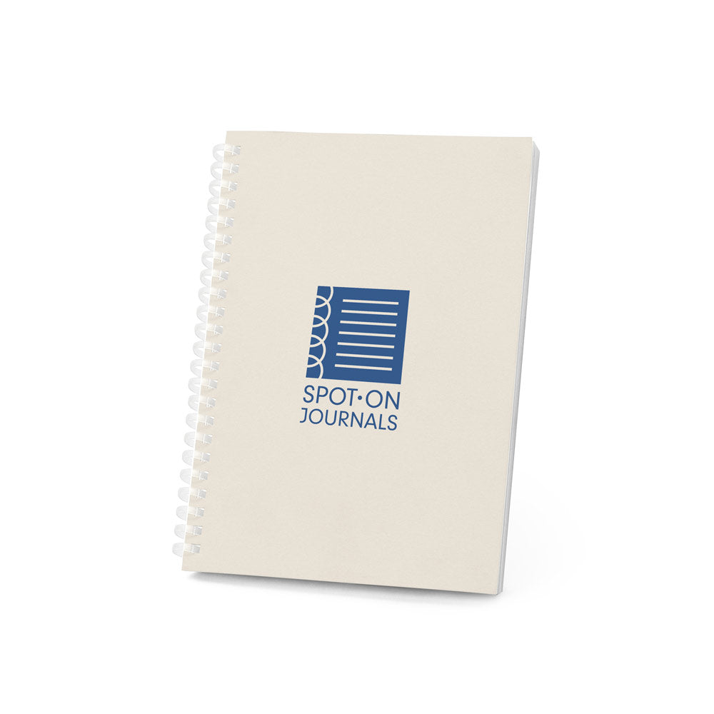 Schiller. A5 Notepad With Flexible Cover, Made From 100% Recycled Paper