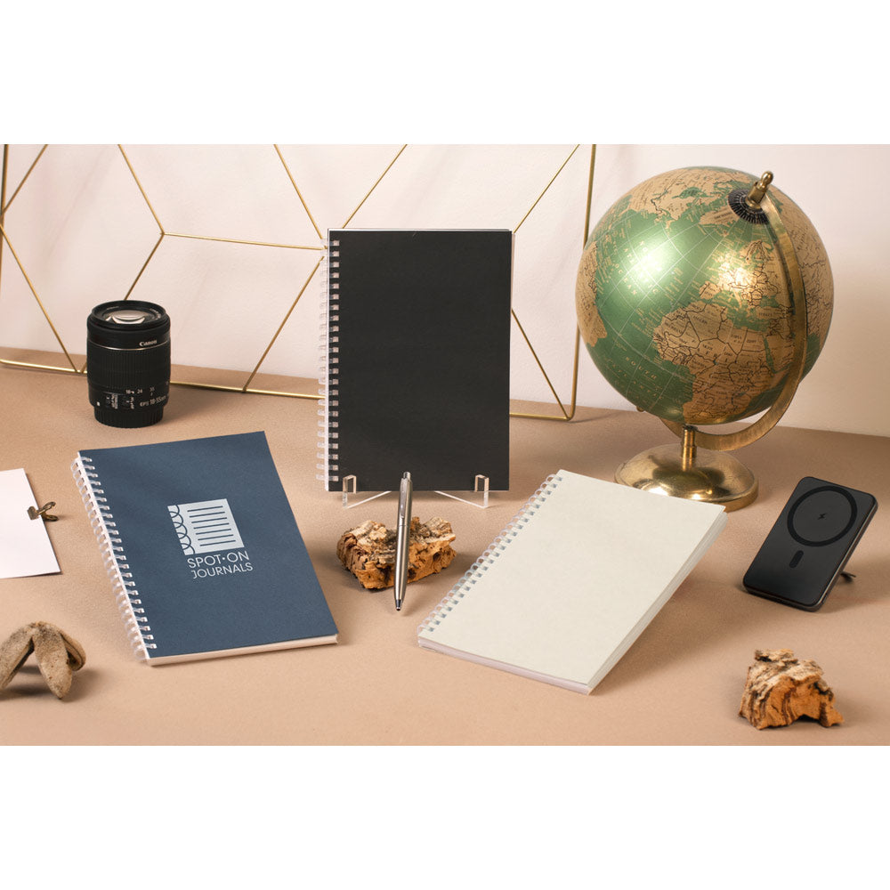 Schiller. A5 Notepad With Flexible Cover, Made From 100% Recycled Paper