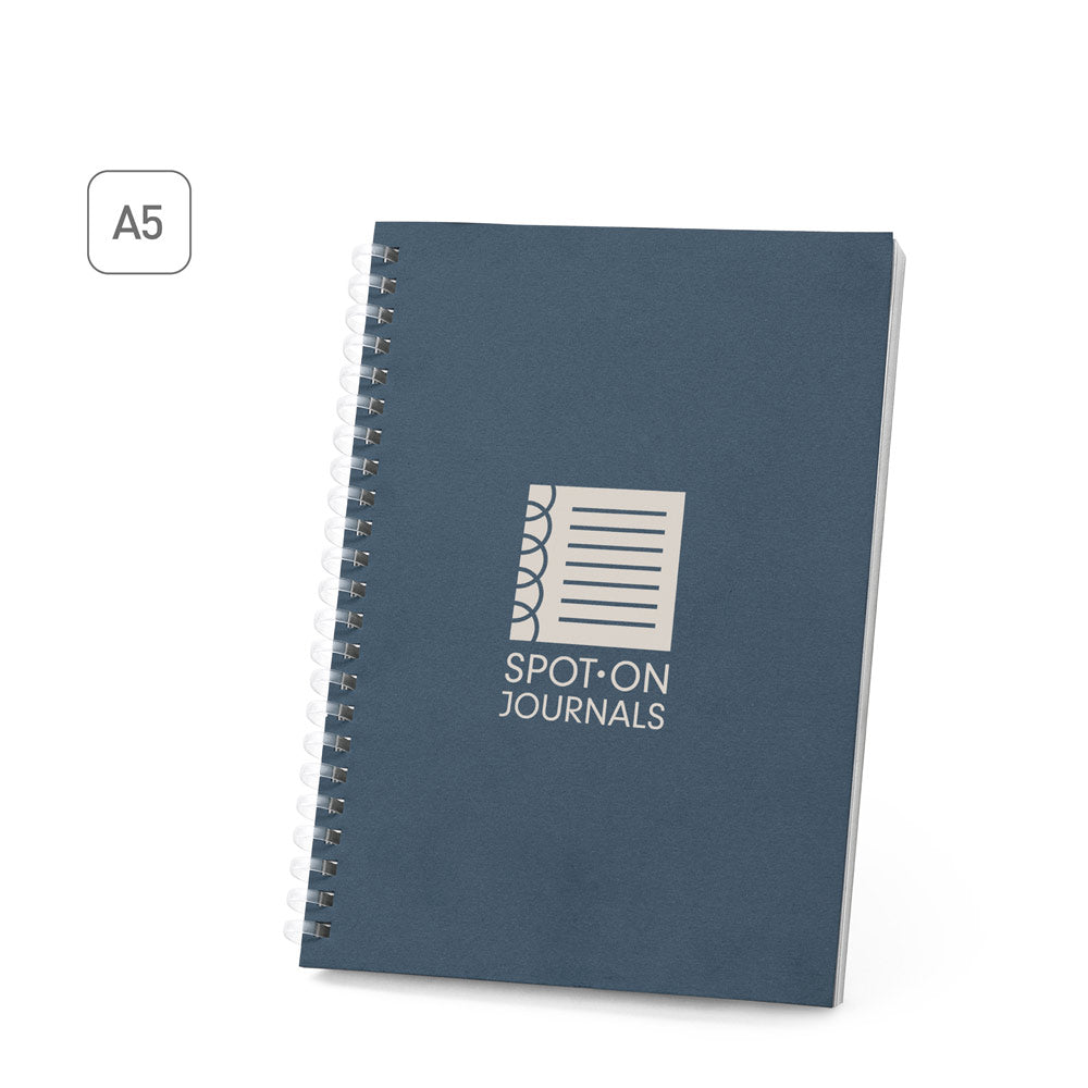 Schiller. A5 Notepad With Flexible Cover, Made From 100% Recycled Paper