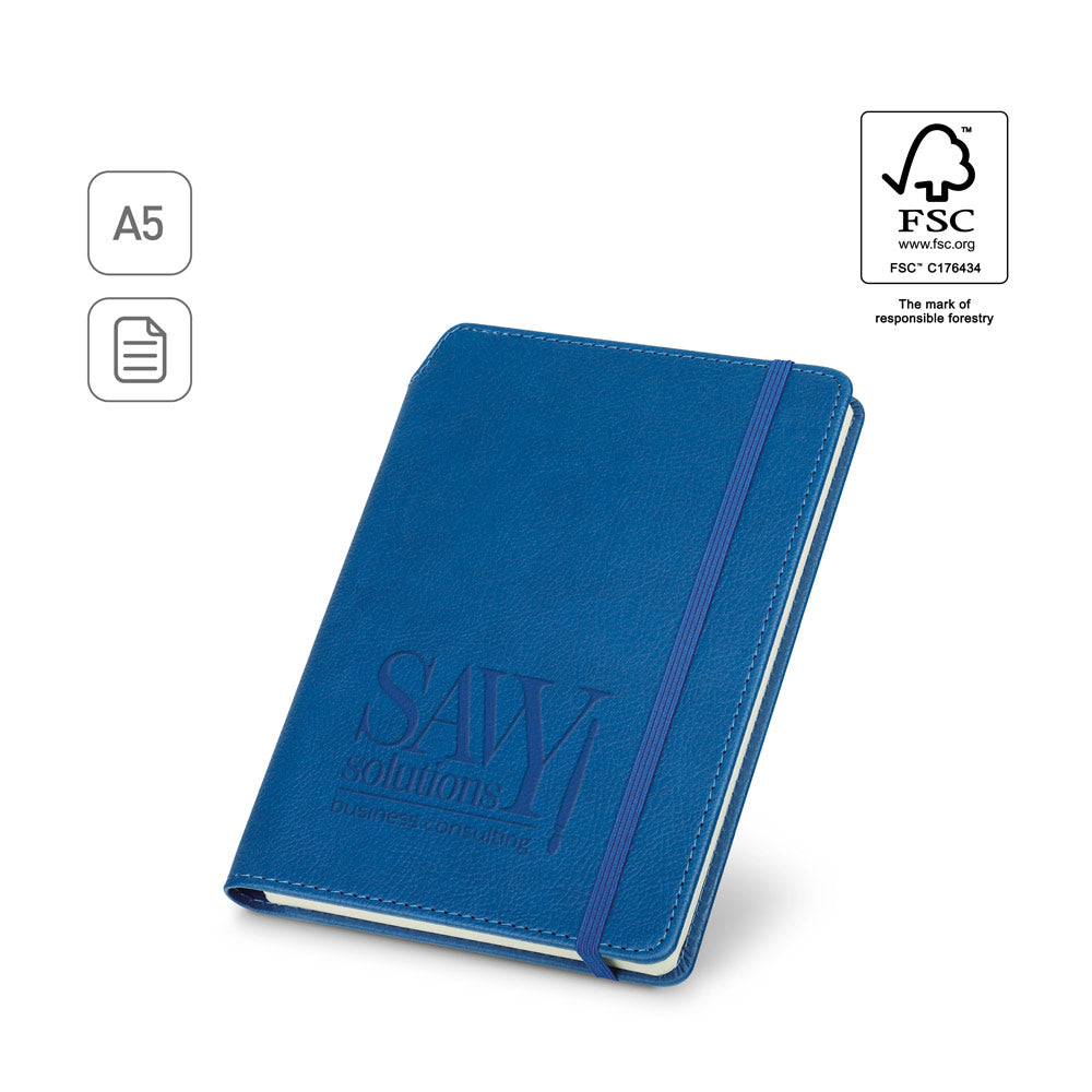Moriah. A5 Notebook In Pu With Lined Sheets