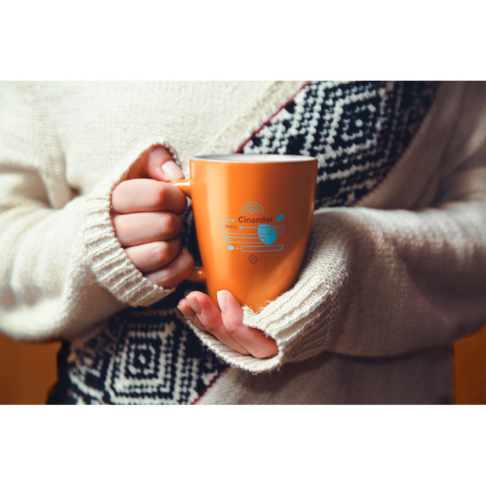 Cinander. 370 Ml Glossy Ceramic Mug