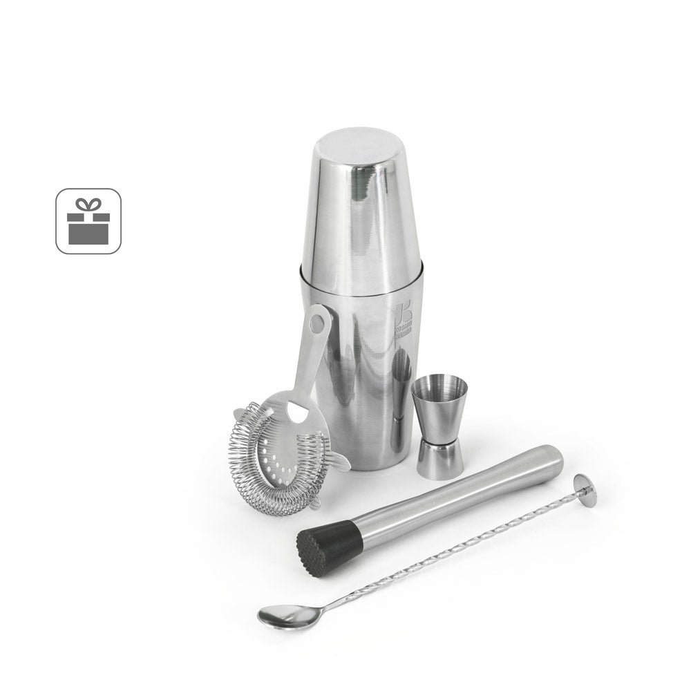 Bramble. 6-Piece Stainless Steel Cocktail Set