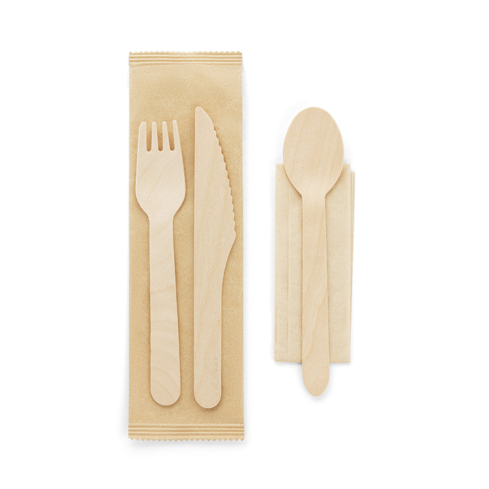 Suya. Wooden Cutlery Set