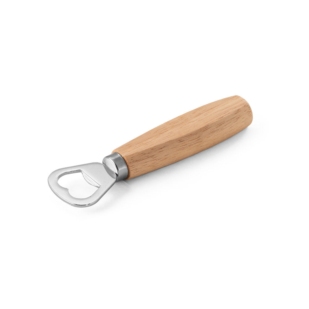 Holz. Bottle Opener In Metal And Wood