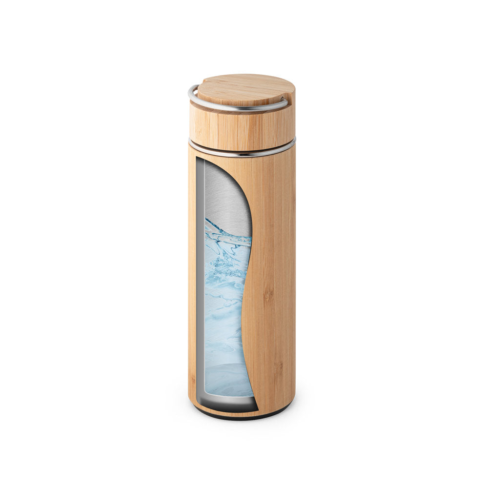 Sow. Bamboo And Stainless Steel Thermos 440 Ml