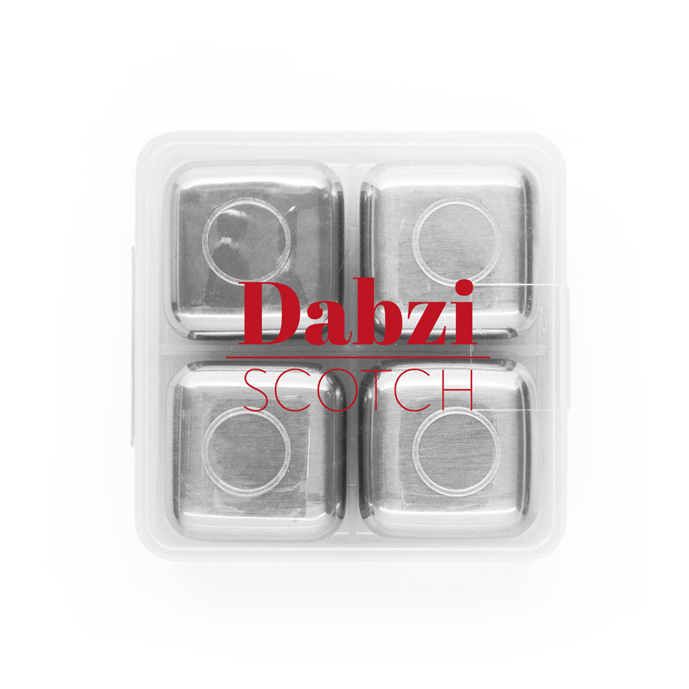 Glacier. Set Of Reusable Stainless Steel Ice Cubes
