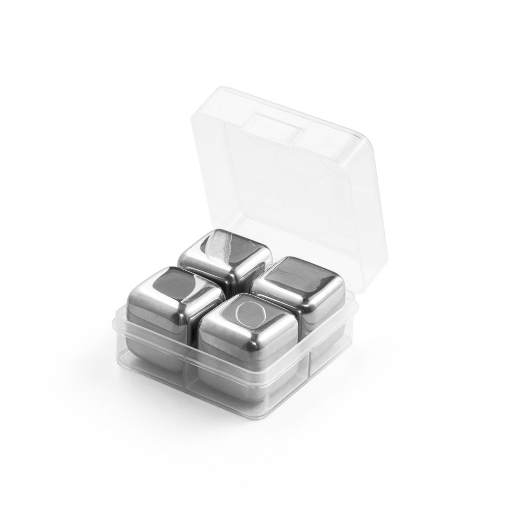 Glacier. Set Of Reusable Stainless Steel Ice Cubes