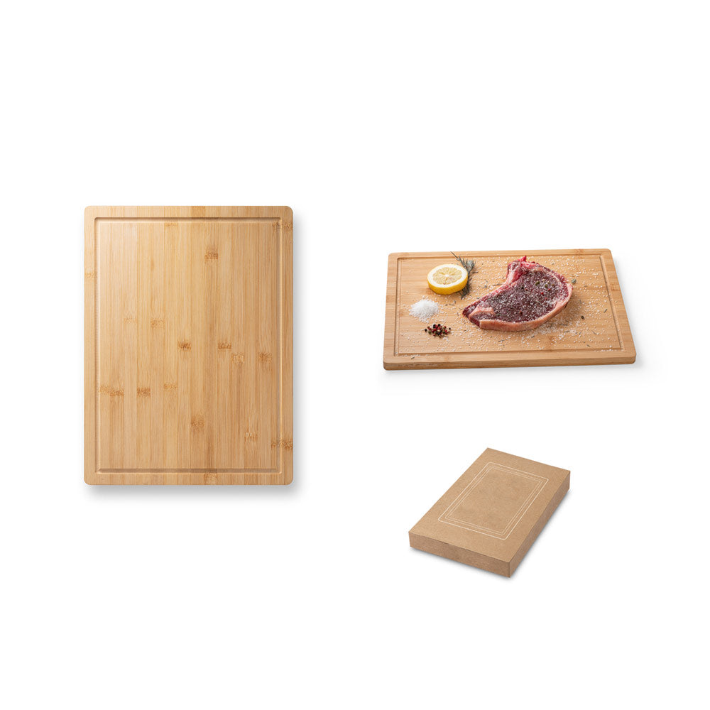 Marjoram. Bamboo Cutting Board