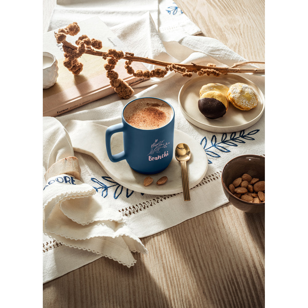Mighty. Ceramic Mug With Cylindrical Body 330 Ml