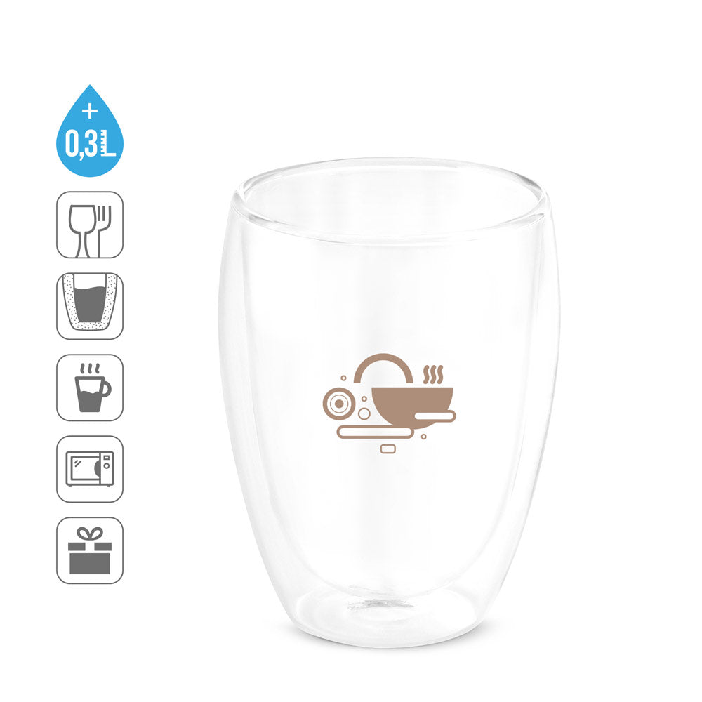 Machiato Cup. Borosilicate Glass Cup 350 Ml