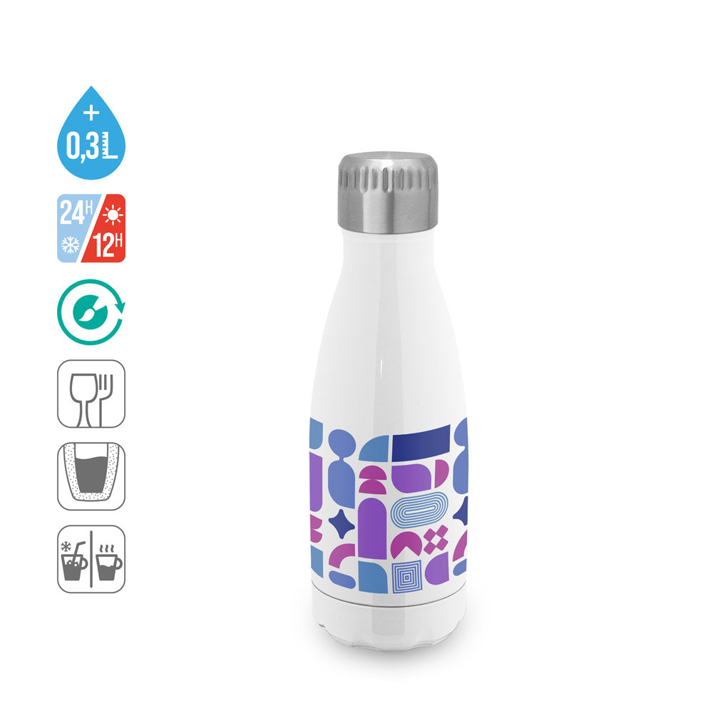 Amorti S. Sublimation Stainless Steel Thermos Bottle 380 Ml