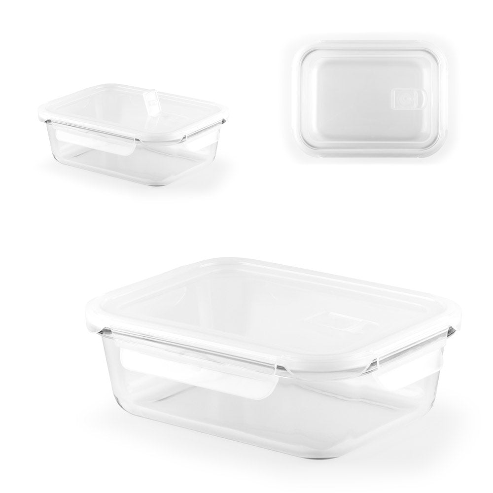 Quorin. Lunch Box. Hermetic Box In Borosilicate Glass 1 L