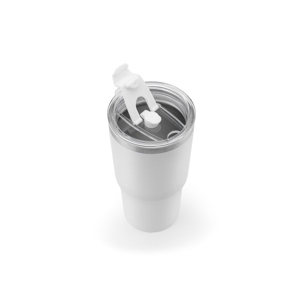 Joyner M. Compact Stainless Steel Travel Cup (91% Recycled) With Vacuum Insulated Double Wall And Matt Finish 600 Ml