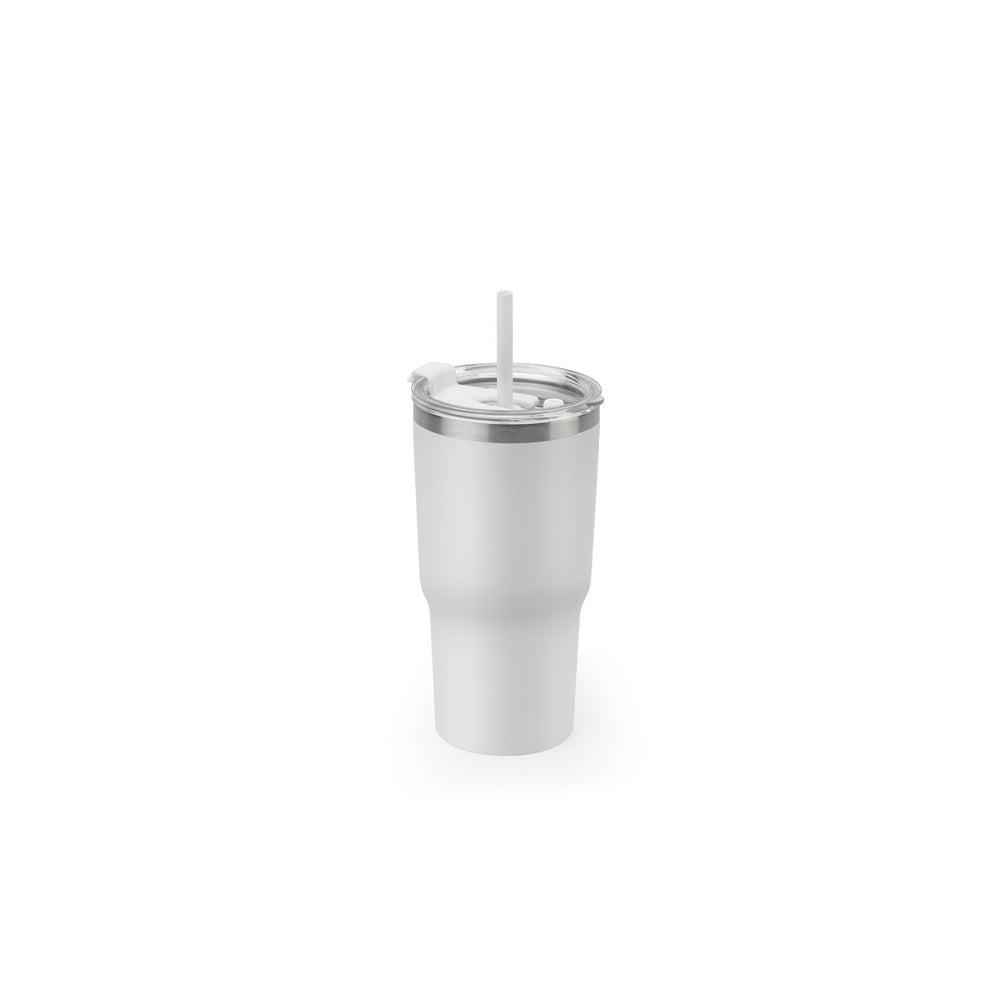 Joyner M. Compact Stainless Steel Travel Cup (91% Recycled) With Vacuum Insulated Double Wall And Matt Finish 600 Ml