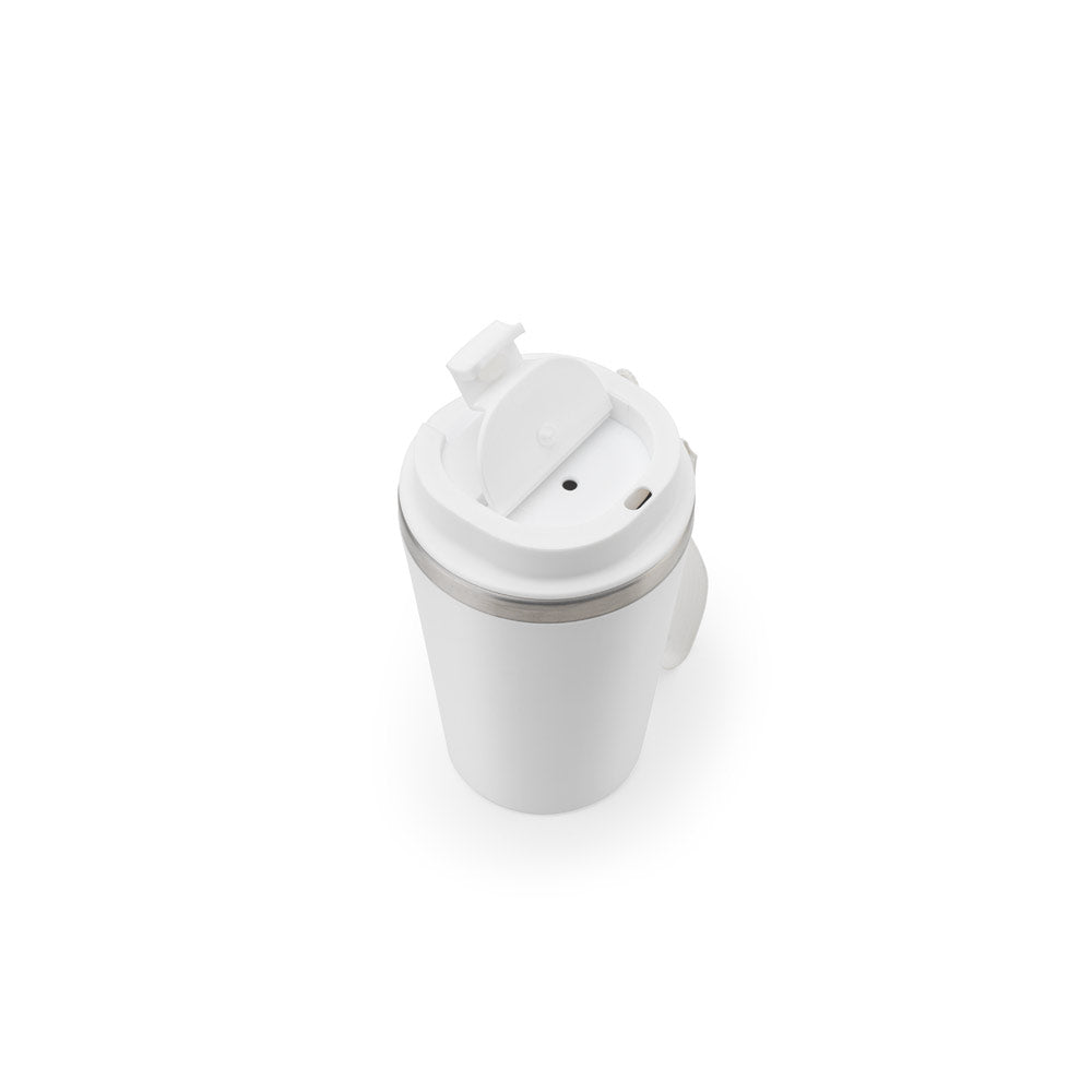 Spitz. Stainless Steel Travel Mug (90% Recycled) With Pp Outer Wall And Matte Finish 440 Ml