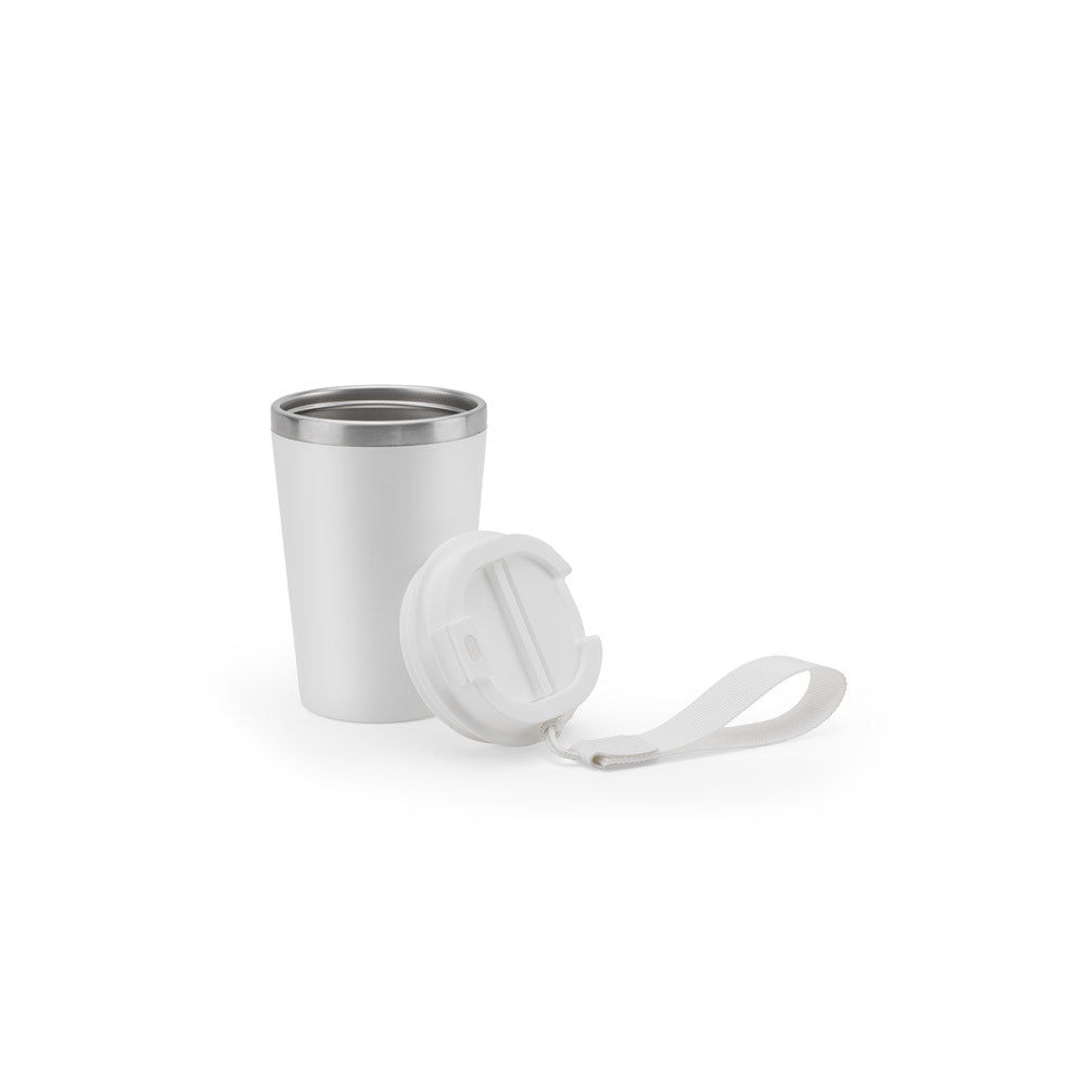 Spitz. Stainless Steel Travel Mug (90% Recycled) With Pp Outer Wall And Matte Finish 440 Ml