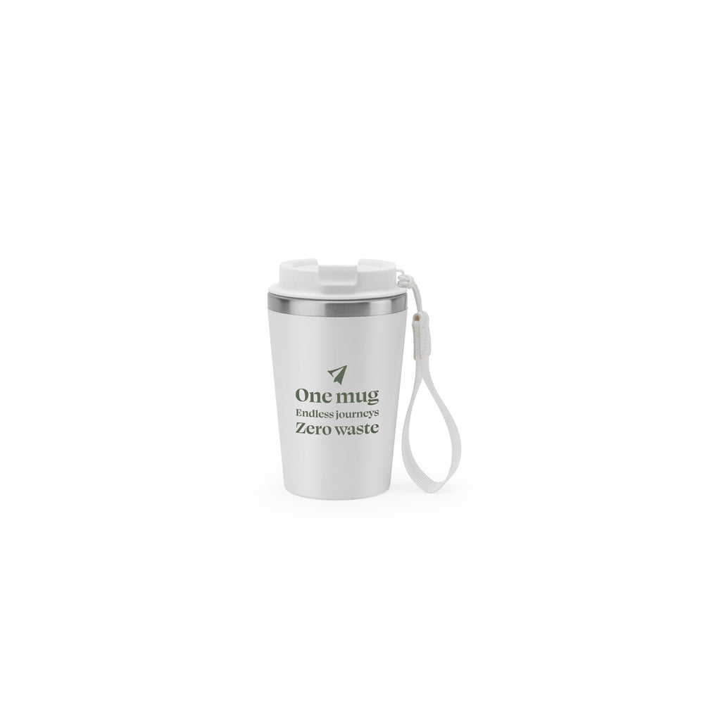 Spitz. Stainless Steel Travel Mug (90% Recycled) With Pp Outer Wall And Matte Finish 440 Ml