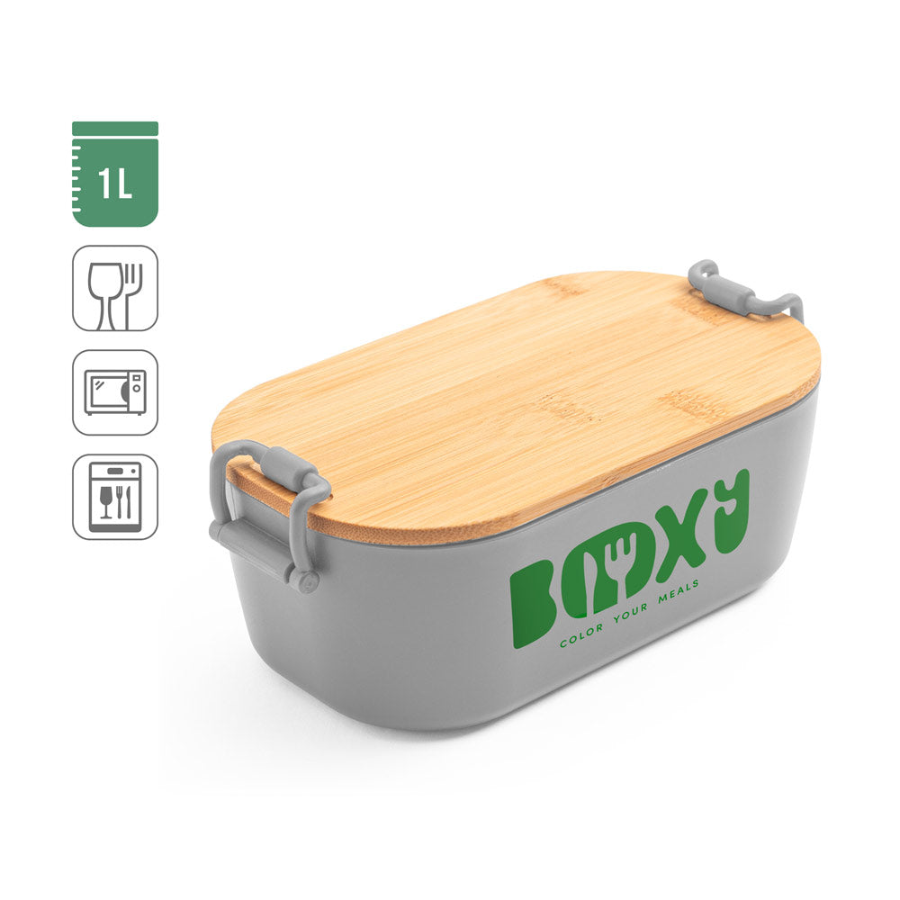 Mahleb. Airtight Pp Box With Bamboo Lid