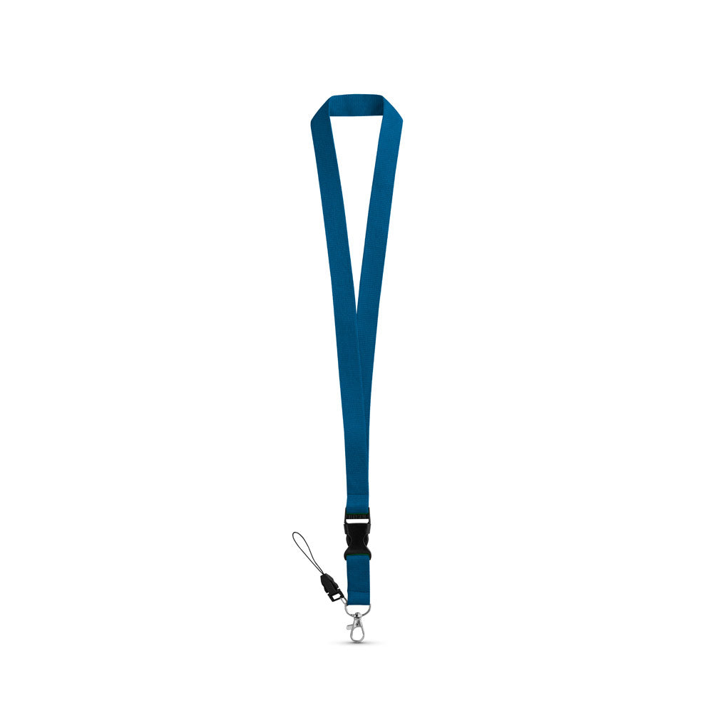 Anquetil. Polyester Lanyard With Metal Carabiner