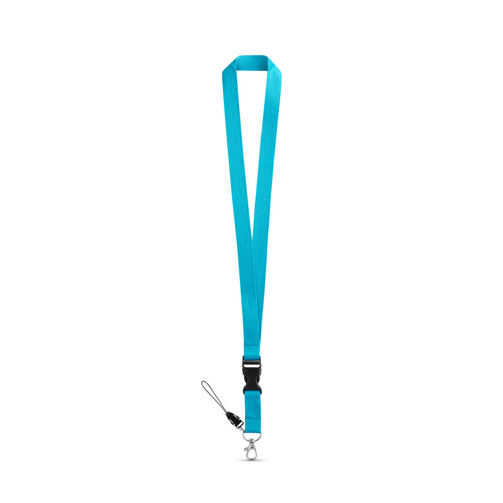 Anquetil. Polyester Lanyard With Metal Carabiner