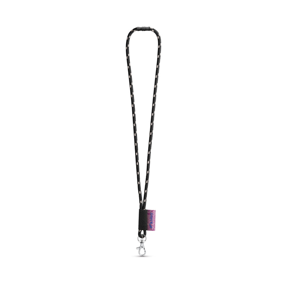 Mansfield. Set Lanyard Nautic Long (Ø 7 Mm) With Hook Trigger Snap 9 Mm And Safety Lock Ø 7 Mm