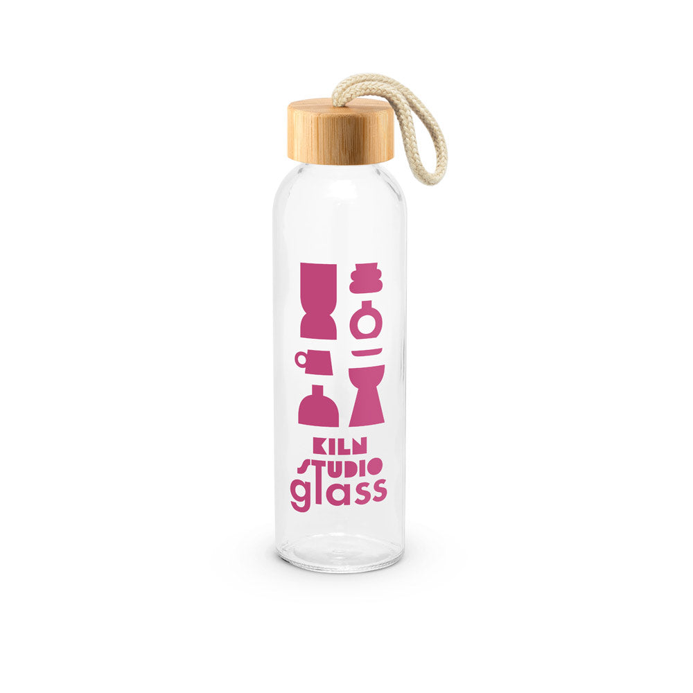 Crosby. 520 Ml Glass Bottle With Bamboo Lid