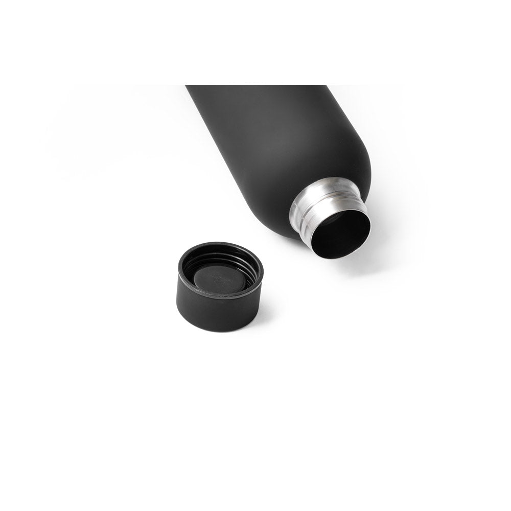 Odin. Double Wall Vacuum Stainless Steel (36% Recycled) Bottle With Rubber Coating 550 Ml