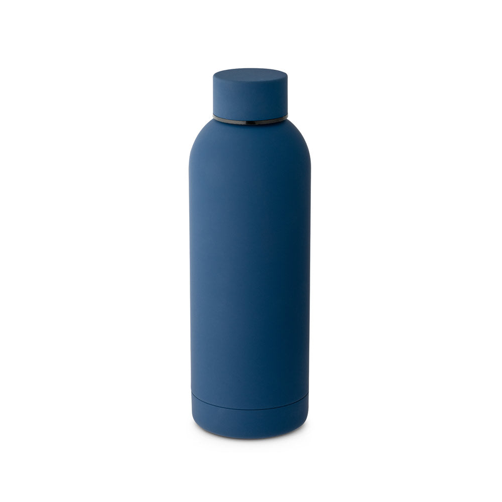 Odin. Double Wall Vacuum Stainless Steel (36% Recycled) Bottle With Rubber Coating 550 Ml
