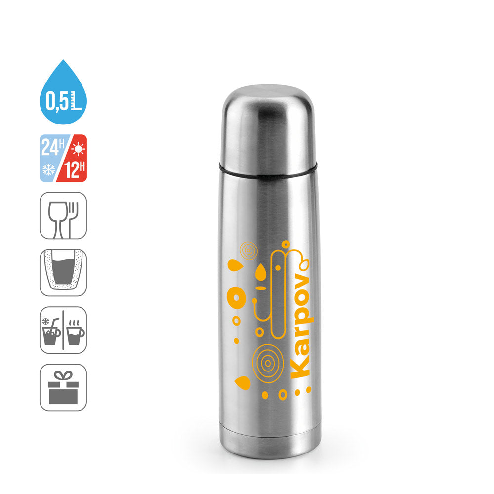Karpov. 500 Ml Stainless Steel Thermos Bottle