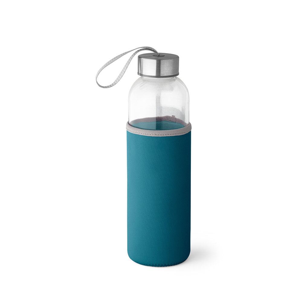 Raise. Glass And Stainless Steel Sport Bottle 520 Ml
