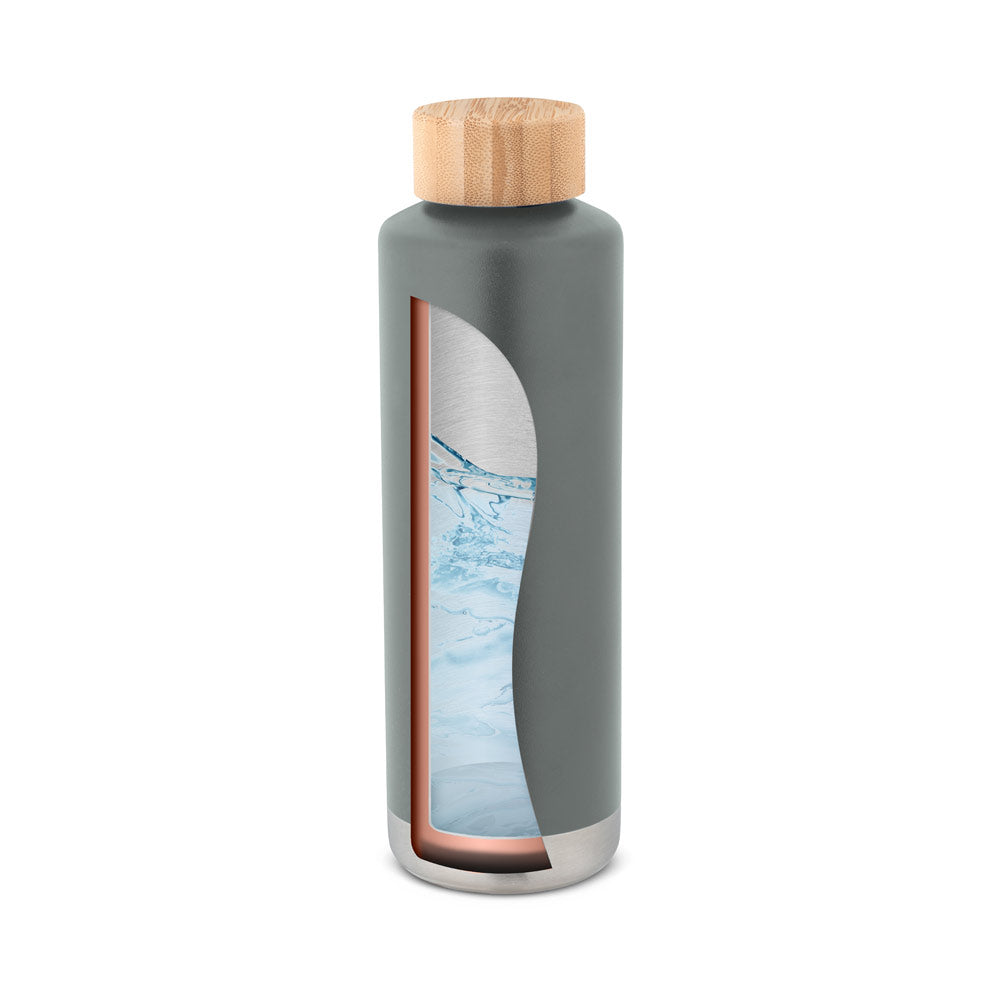 Norre Bottle. Double Wall Stainless Steel (36% Recycled) Vacuum Insulated Bottle 640 Ml
