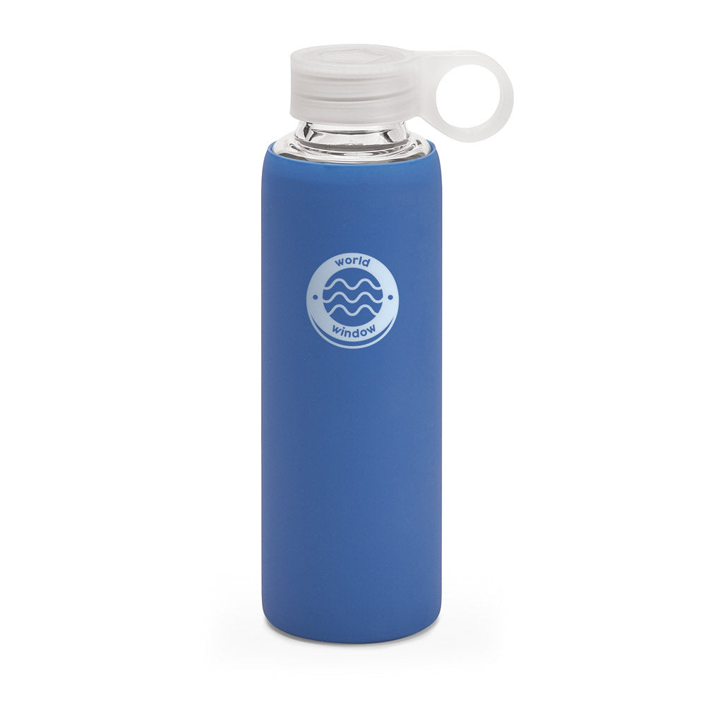 Dhabi. Borosilicate Glass Sports Bottle 380 Ml