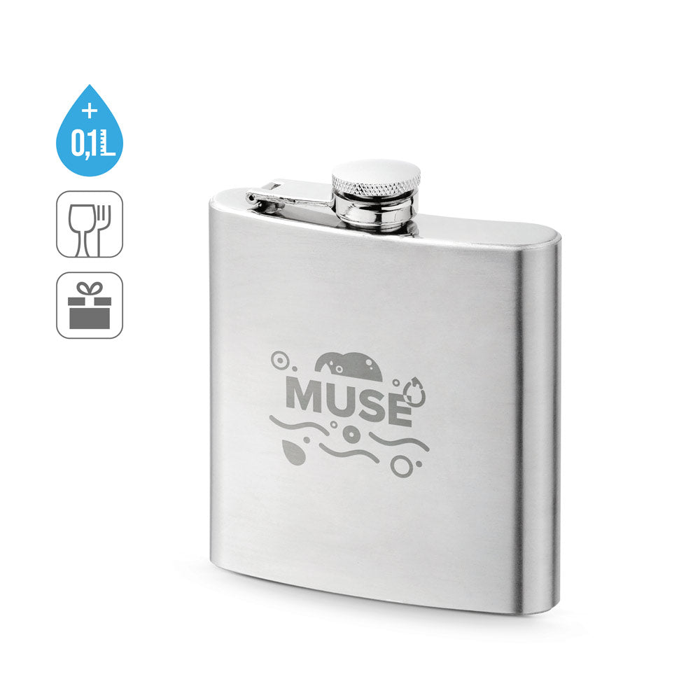 Muse. Stainless Steel Pocket Bottle 180 Ml