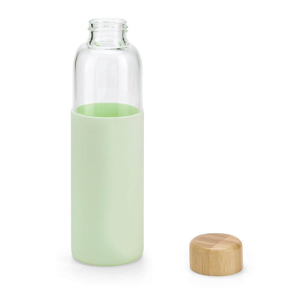 Dakar. Bamboo And Borosilicate Glass Bottle 600 Ml