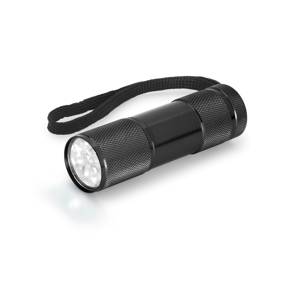Flashy. Aluminum Flashlight With 9 Leds