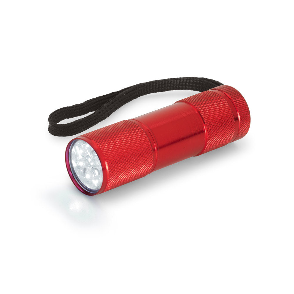 Flashy. Aluminum Flashlight With 9 Leds