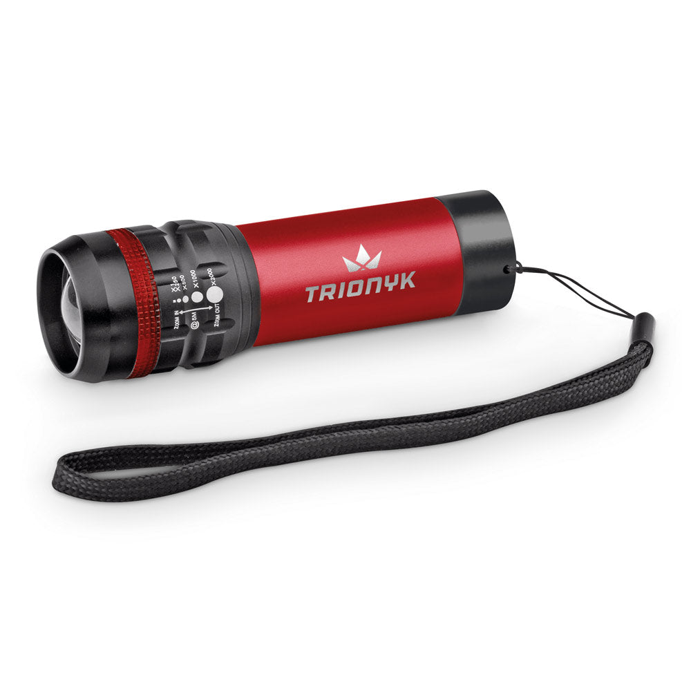 Zoomin. Aluminium Torch With Zoom Function With 3 Light Modes
